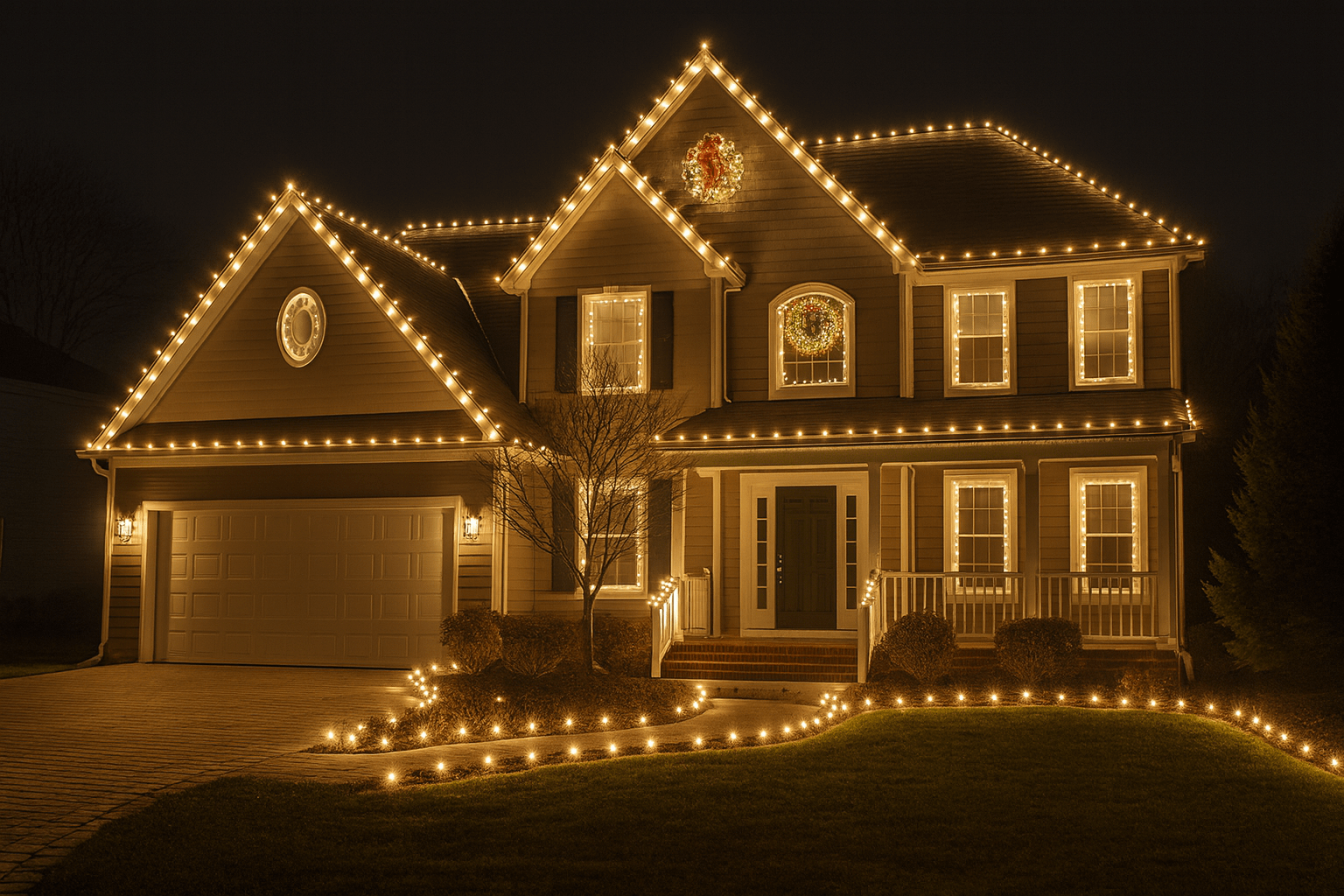 Christmas Light Installation | Window Wizards | Window Wizards