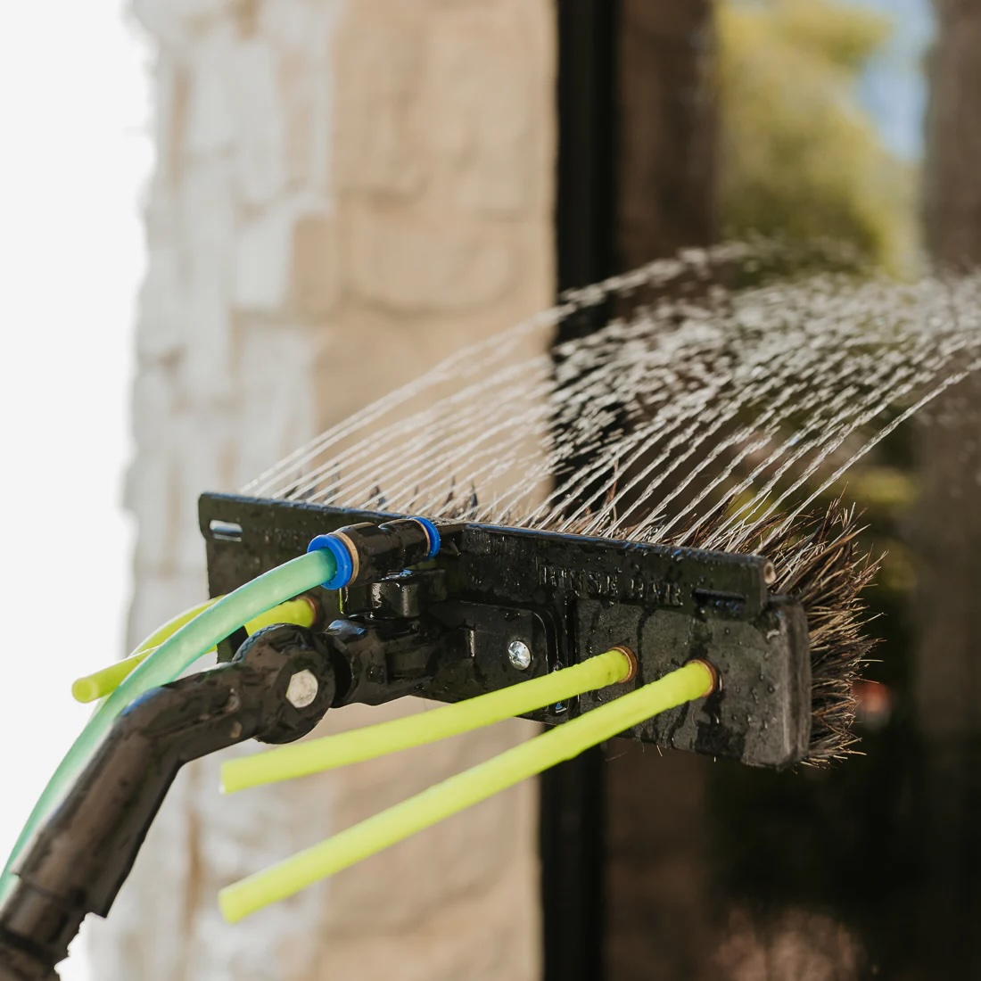 Step 2. RINSE - Window cleaning process